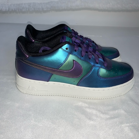 Nike Air Force Low LV8 (GS) Purple Neptune Green